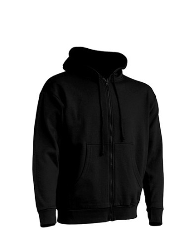 JHK-SWUAHOOD-Zipped Hooded Sweater